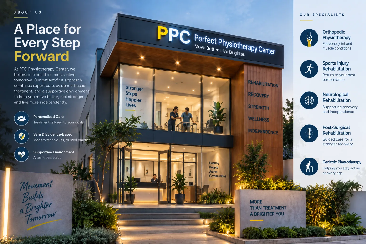 Perfect Physiotherapy Centre and its rehabilitation services