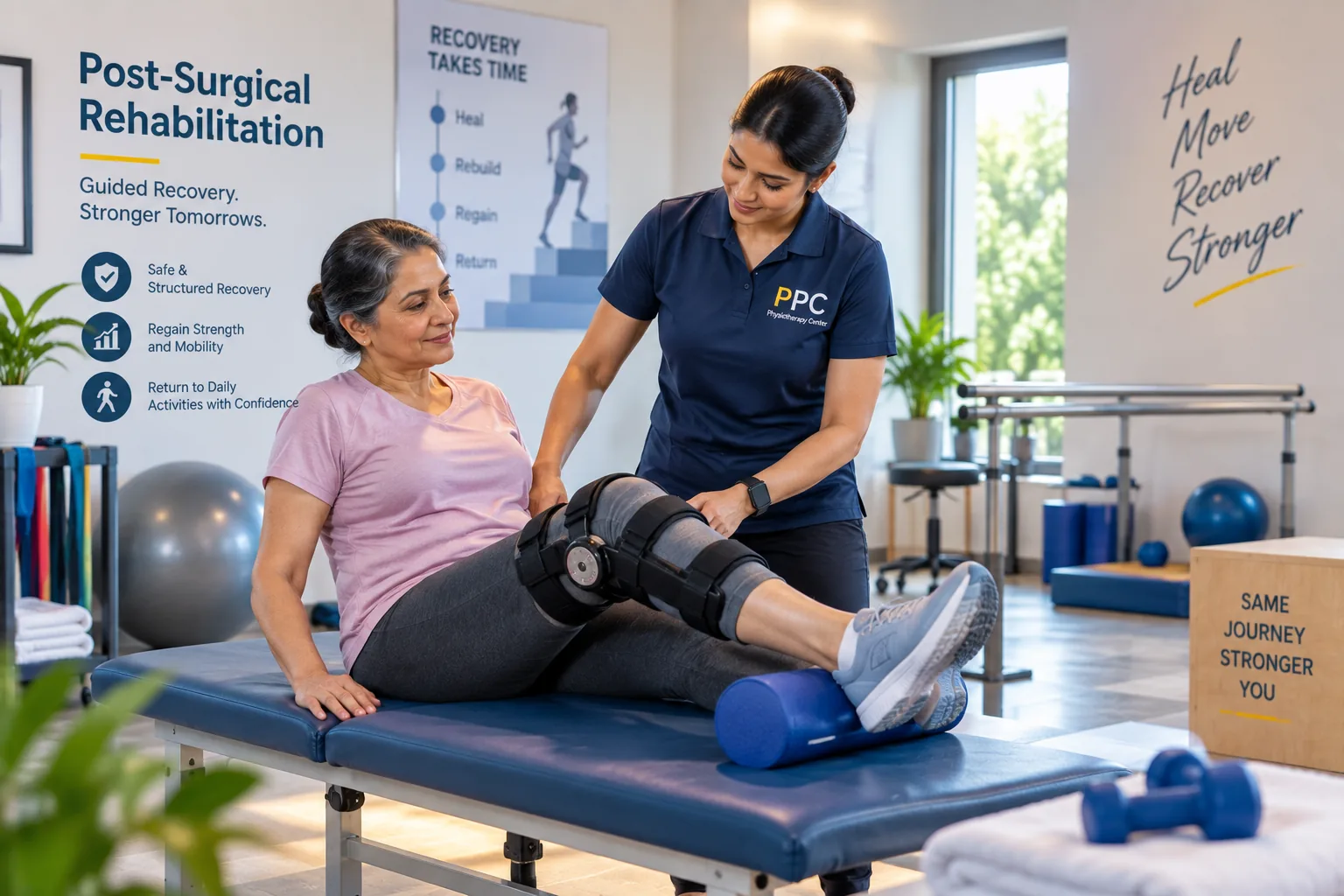 Post-surgical rehabilitation at Perfect Physiotherapy Centre