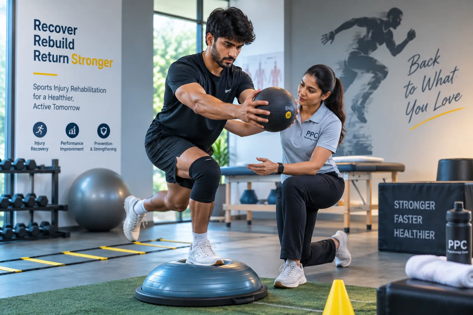 Sports rehabilitation at Perfect Physiotherapy Centre